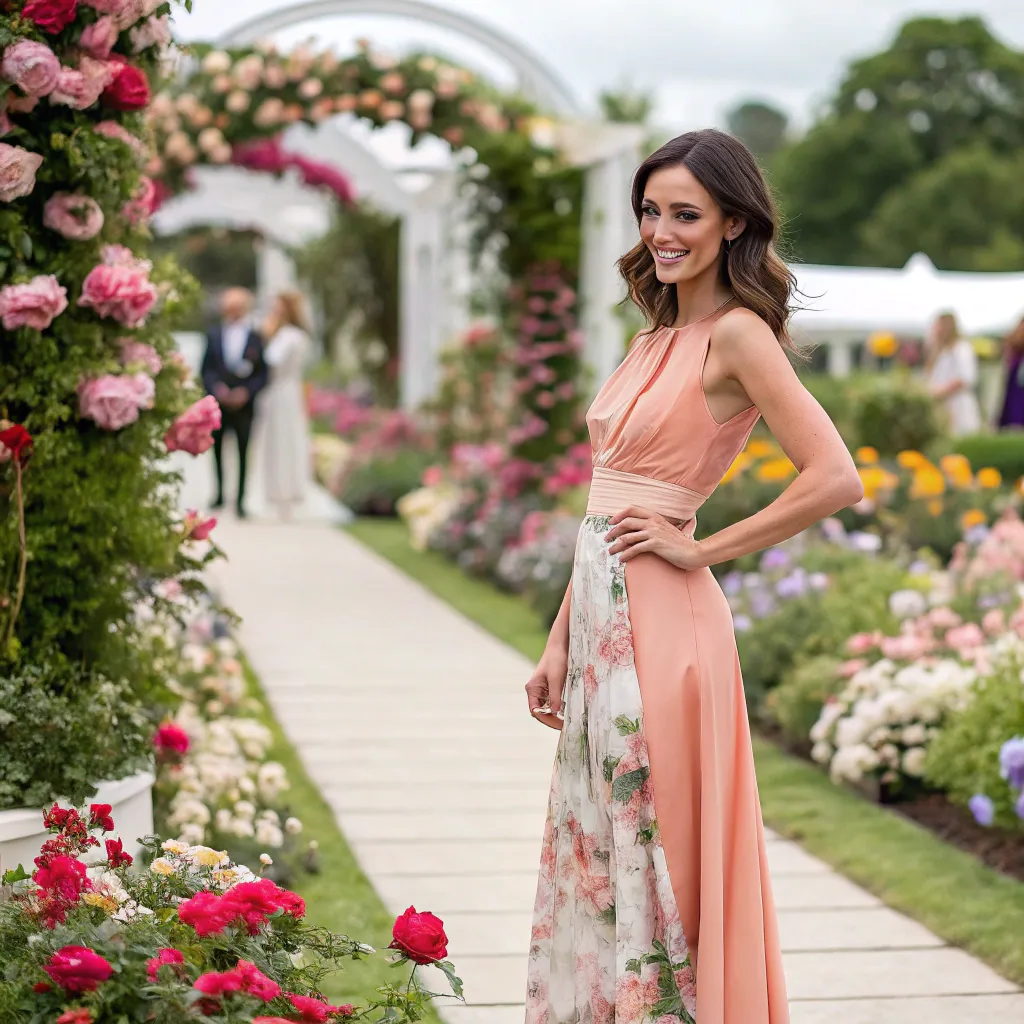 Rebecca Linton at a floral event